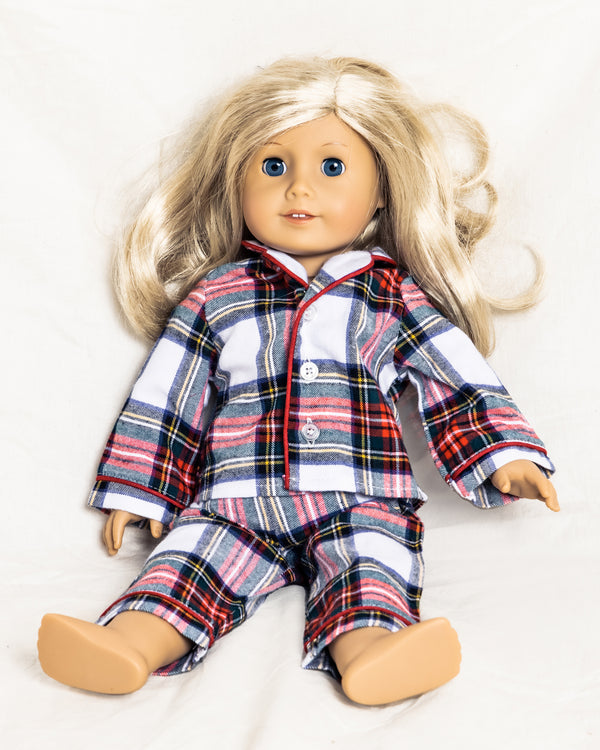 Balmoral Tartan Doll Pajamas