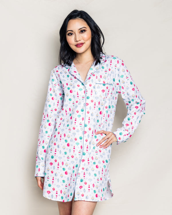 Women's Vintage Ornaments Nightshirt