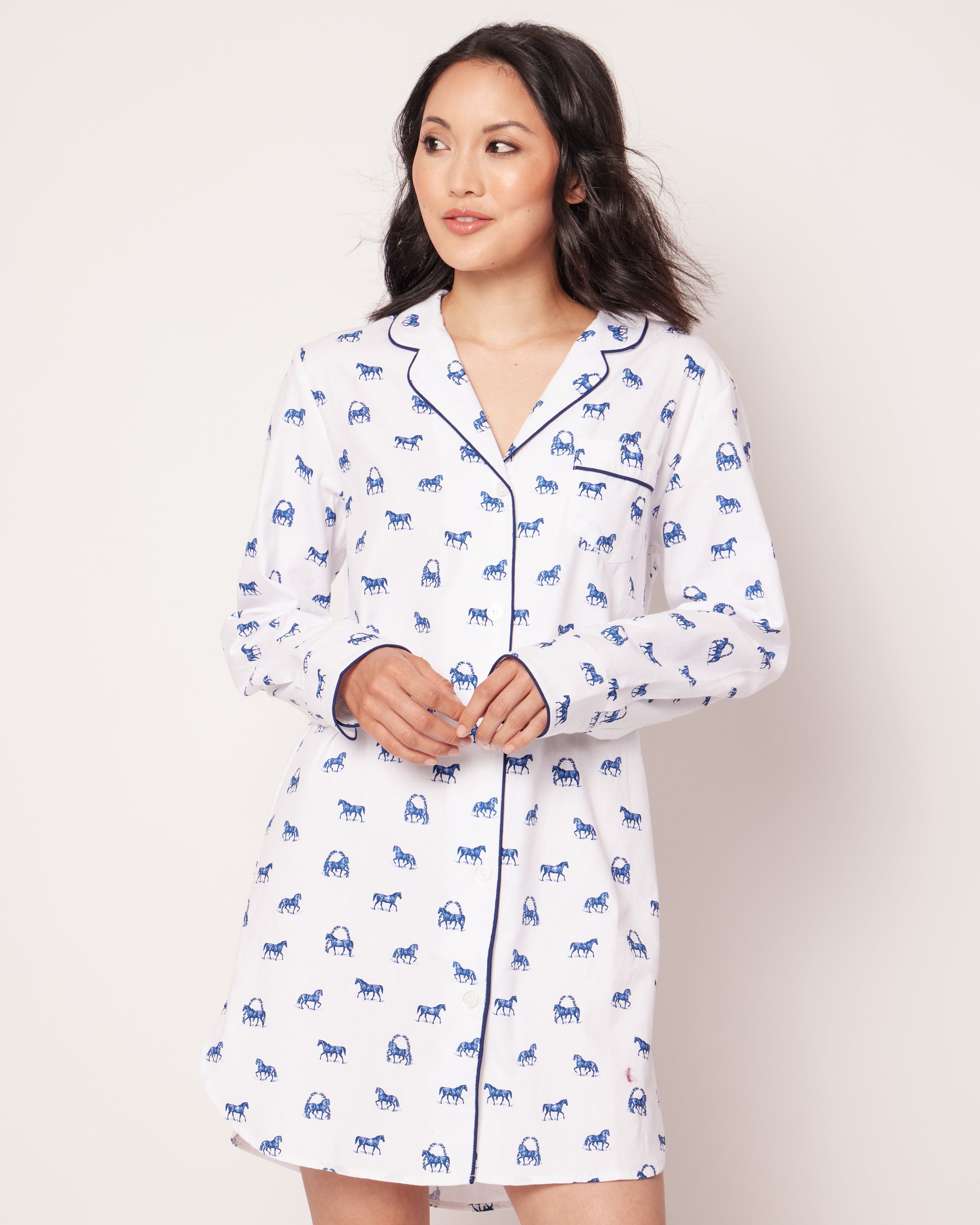Women's The Equestrian Nightshirt | Petite Plume