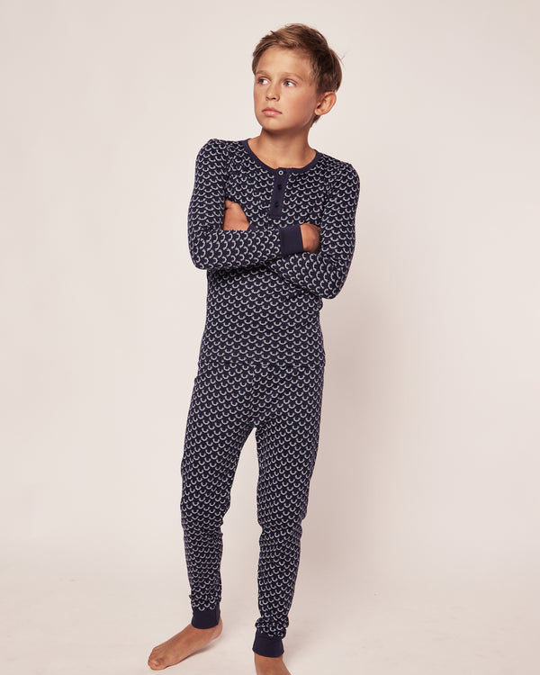 Kid's Pima Snug Fit Pajama Set Nordic Antlers
