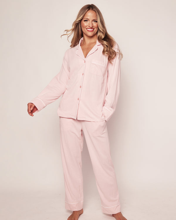 Women's Pima Pajama Set in Pink