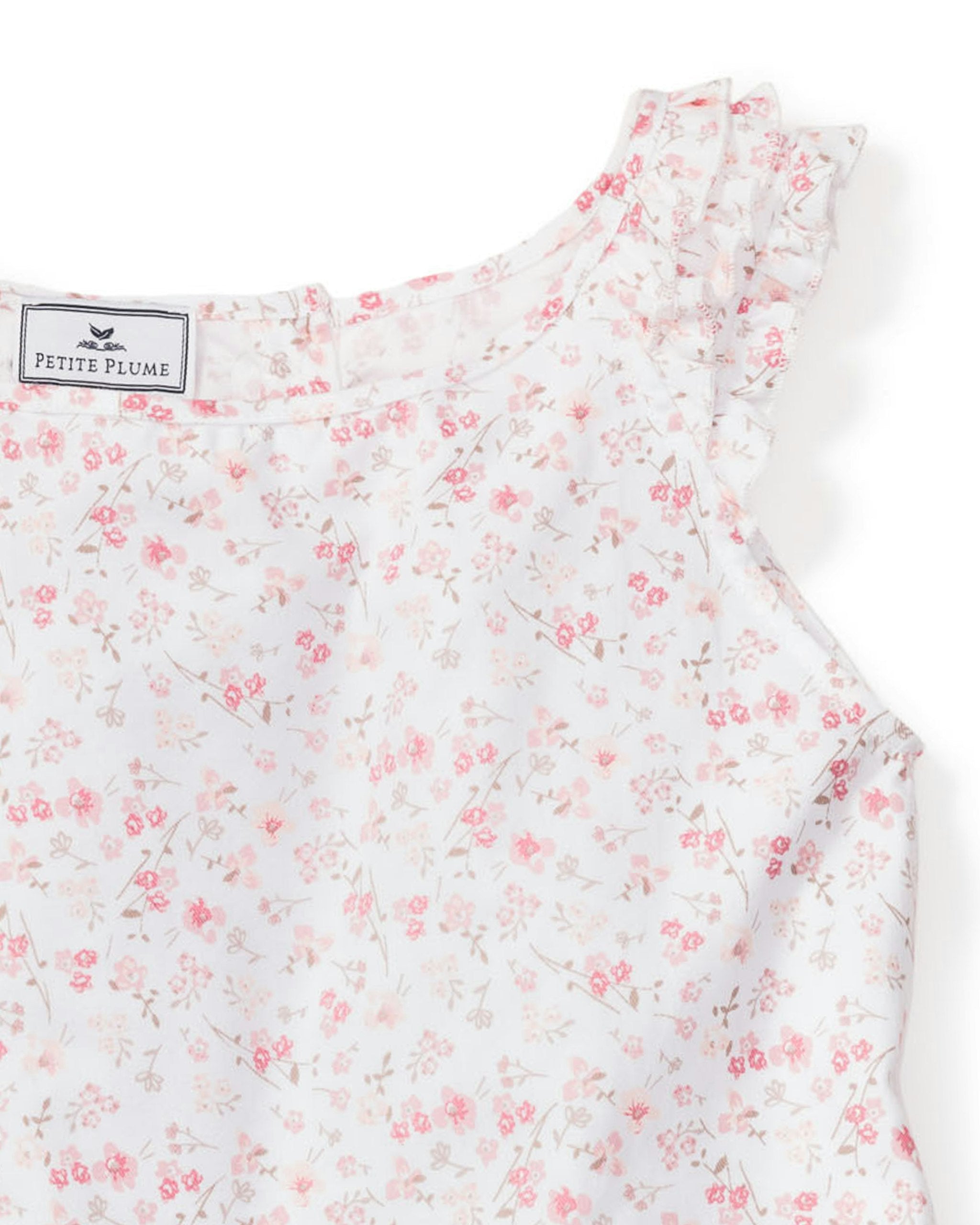 Girl's Twill Amelie Short Set in Timeless Toile in Dorset Floral#Color_Dorset Floral