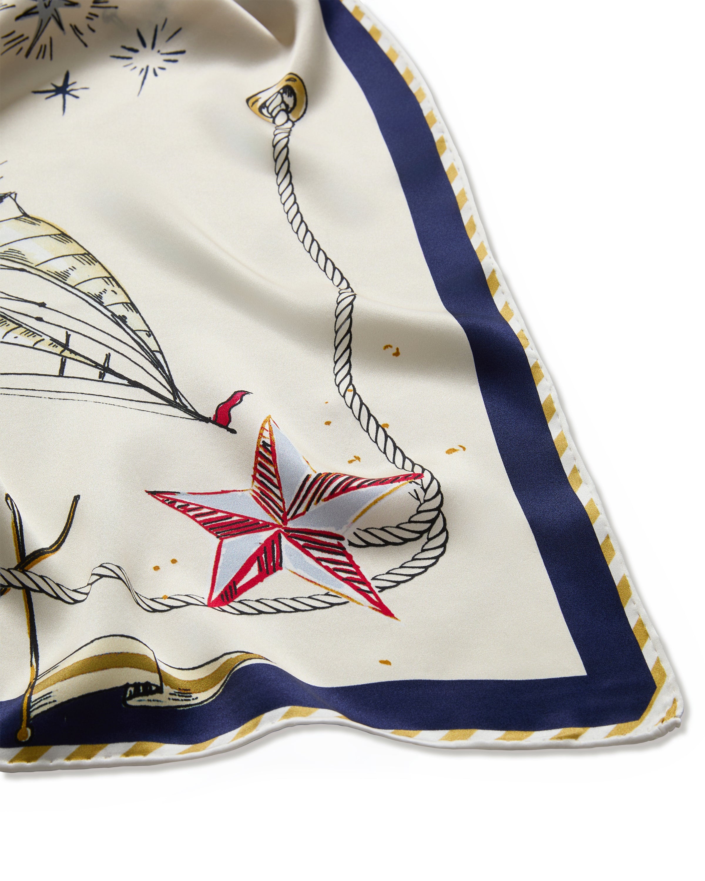 Silk Scarf in Regatta Royale