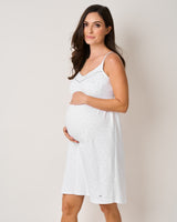 The Hospital Stay Luxe Set -  Light Heather Grey & Grey Stars