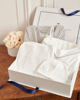 The Ultimate New Mother Set - Light Heather Grey & Grey Stars