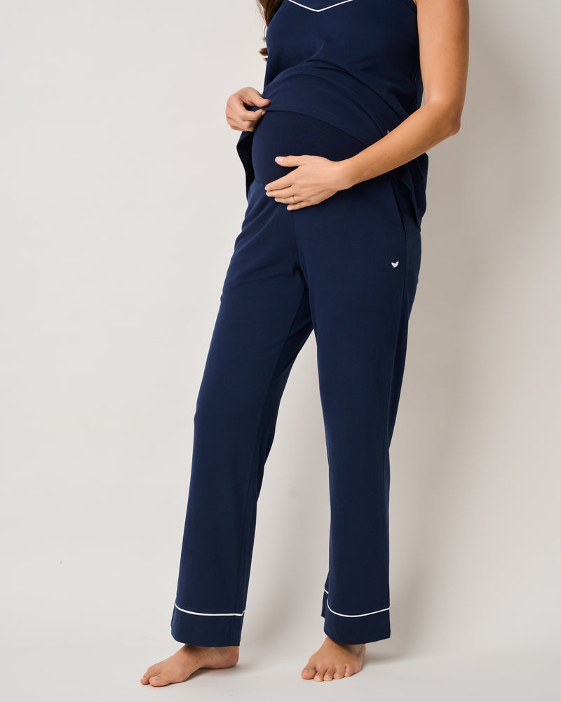 The Cozy Maternity Set in Navy