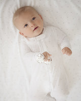 100% Pima Cotton Grey Stars Baby Blanket