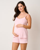 The Basics Maternity Set in Pink