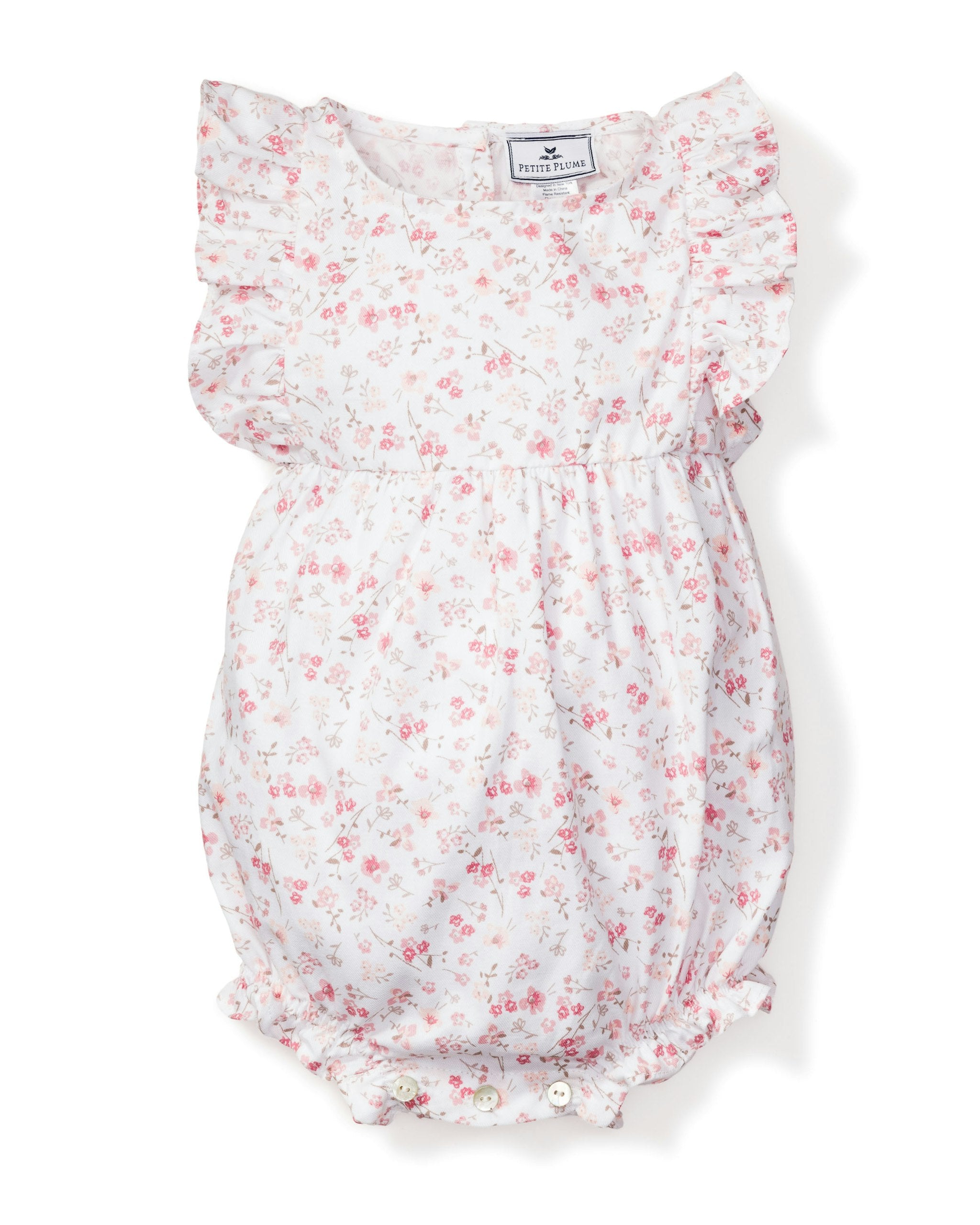 Baby's Ruffled Romper in Dorset Floral  in Dorset Floral#Color_Dorset Floral