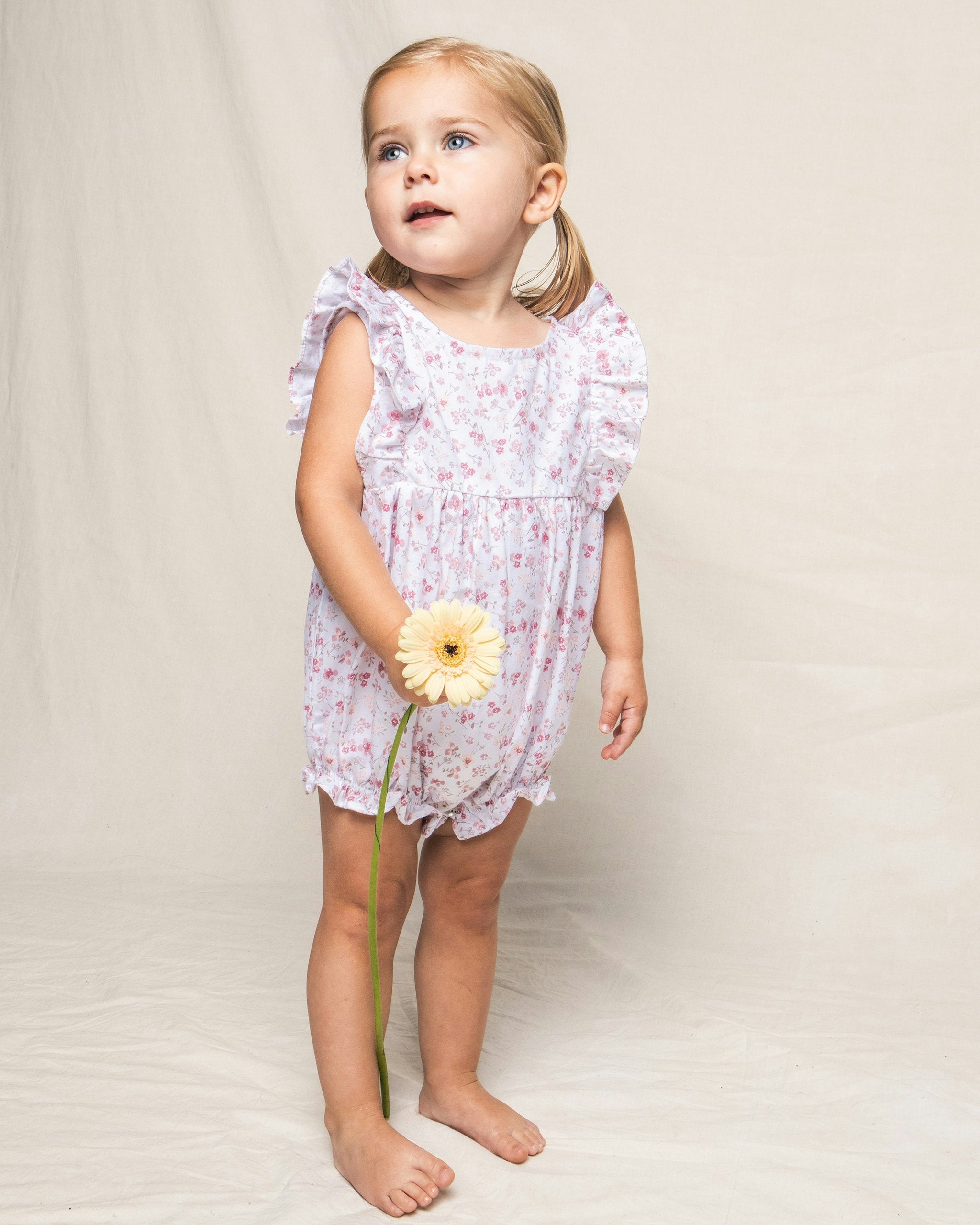 Baby's Ruffled Romper in Dorset Floral  in Dorset Floral#Color_Dorset Floral