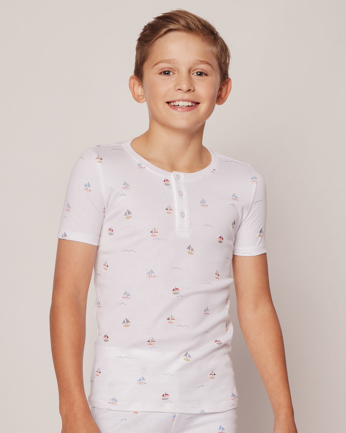 Children's Snug Fit Bateau Short Set | Petite Plume