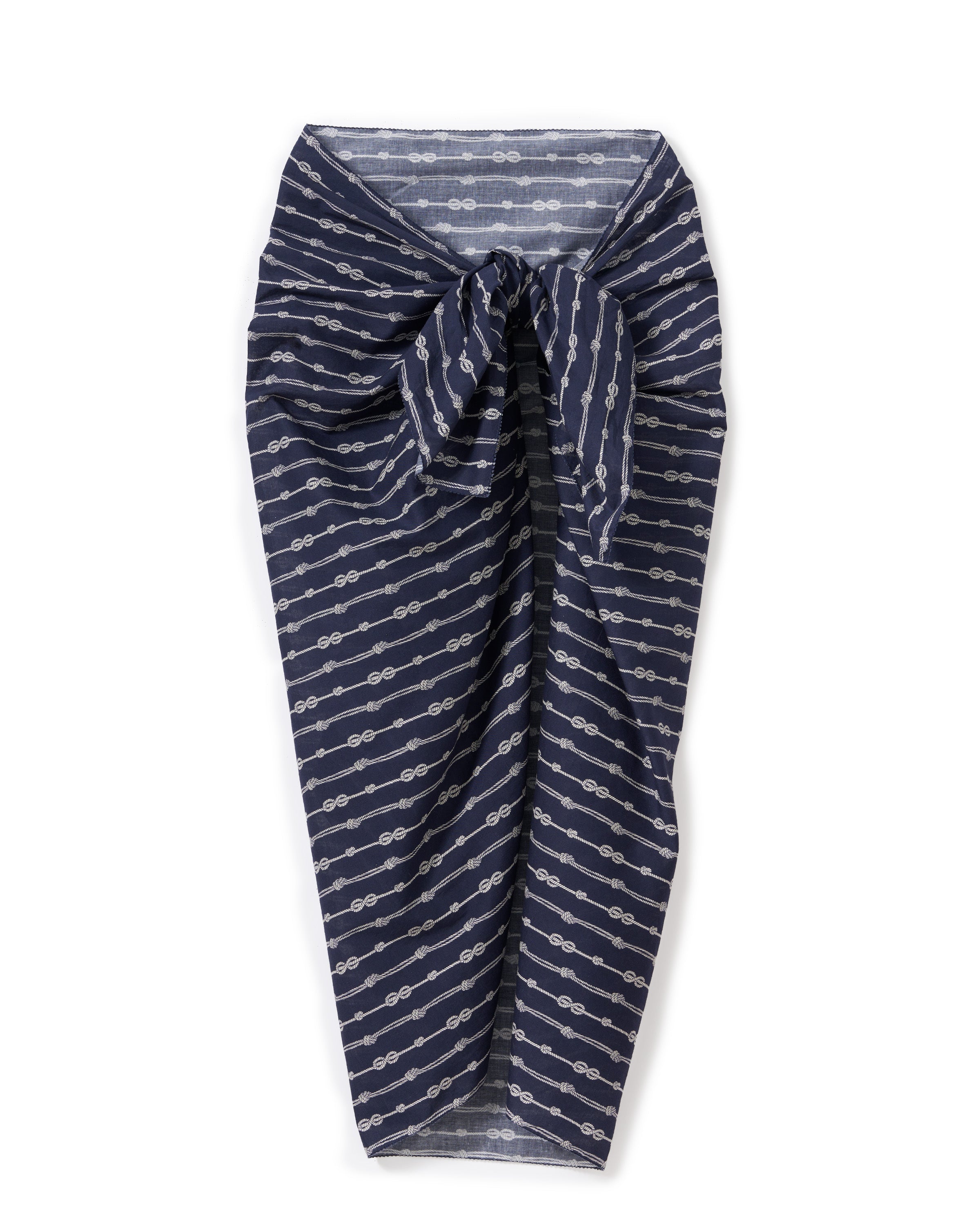 Women's Voile Pareo in Nautical Knots