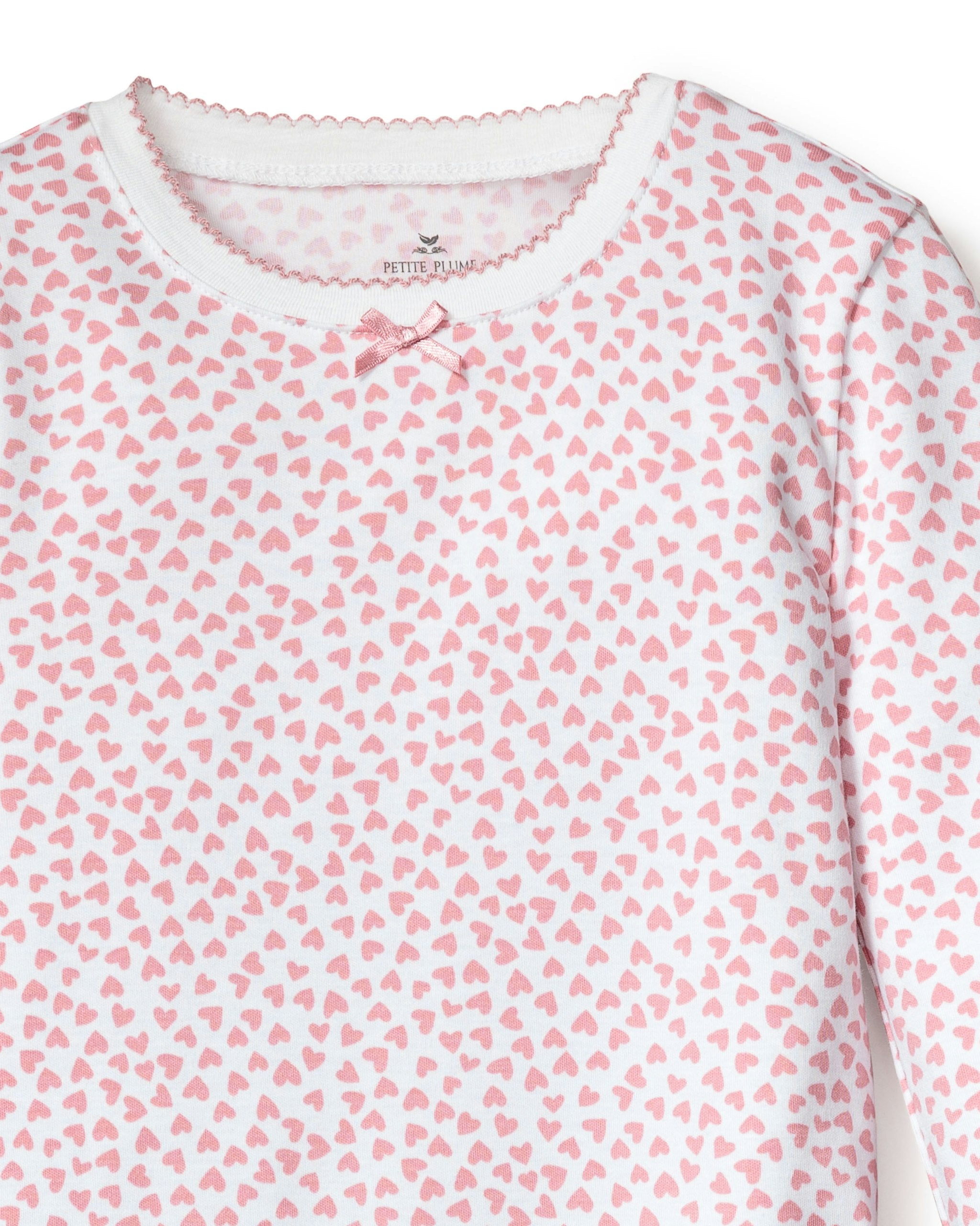 Kid's Pima Snug Fit Pajama Set in Sweethearts in Sweethearts#Color_Sweethearts