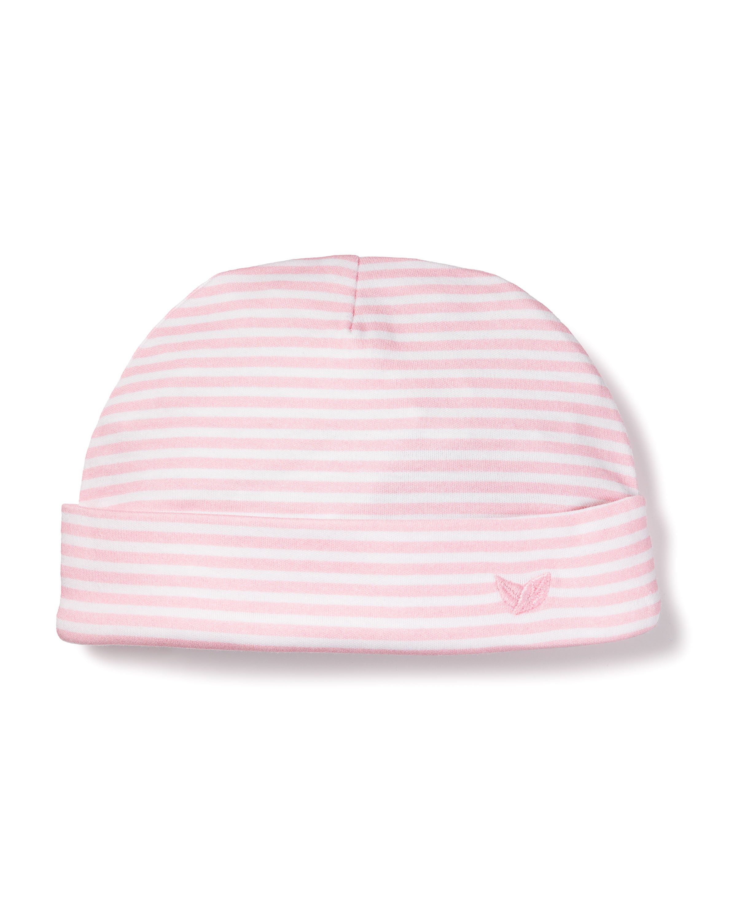 Baby's Pima Hat in Blushing Bows in Pink Stripes#Color_Pink Stripes