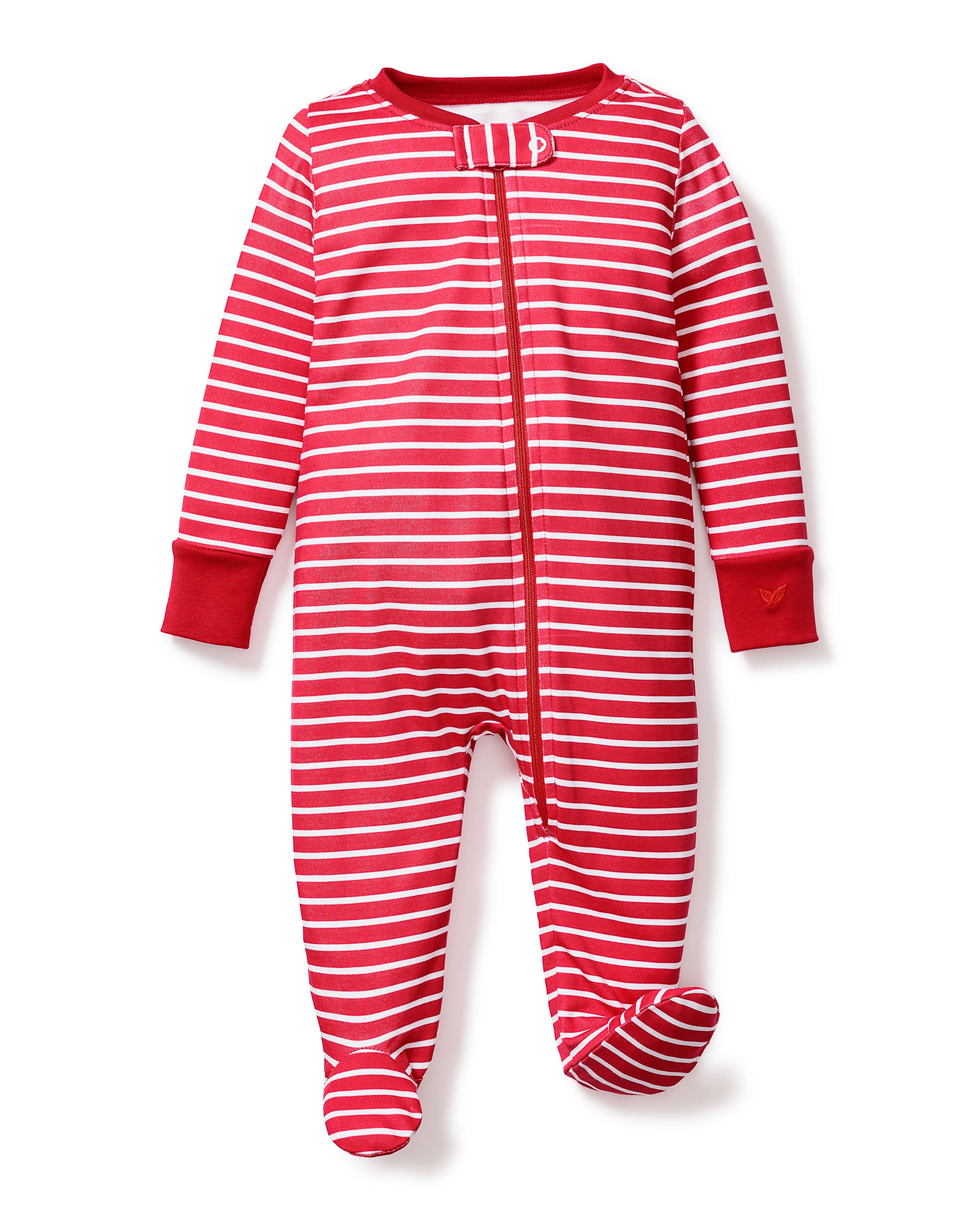 Sleepsuit Red And White Striped Baby Grow Baby Clothes Red