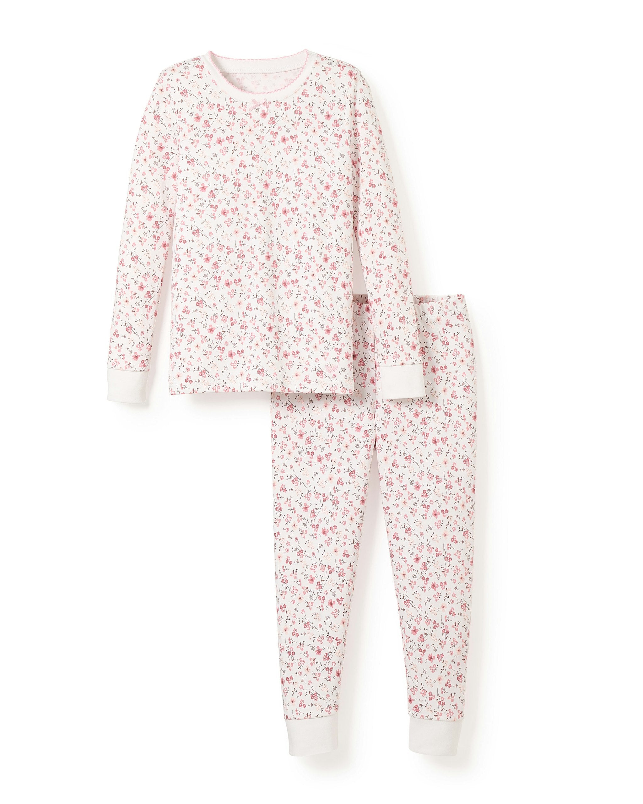 Kid's Pima Snug Fit Pajama Set in Sweethearts in Dorset Floral#Color_Dorset Floral