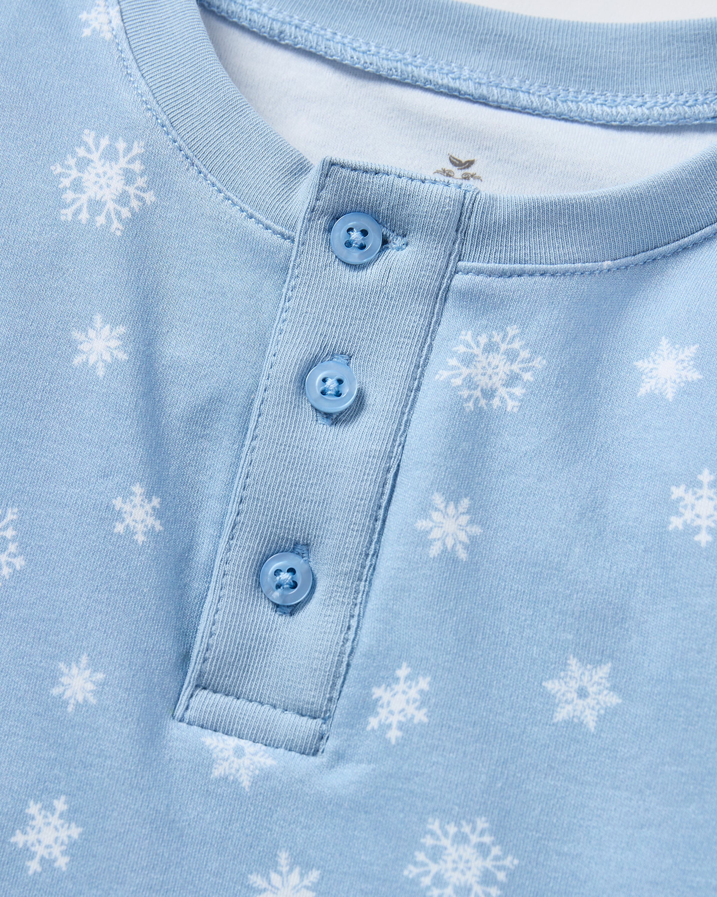 Kid's Pima Snug Fit Pajama Set in Periwinkle Wonderland