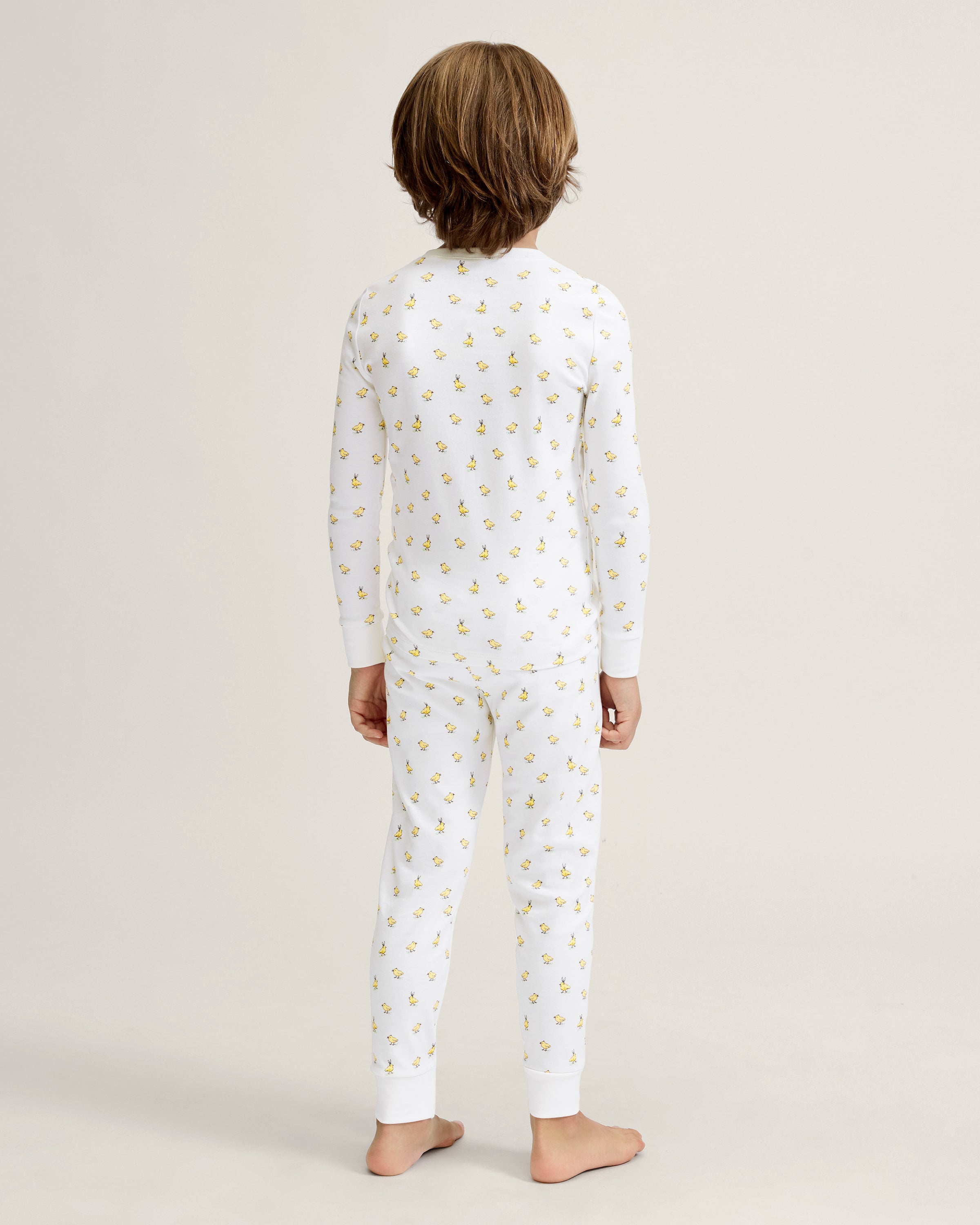 Kid's Pima Snug Fit Pajama Set in Très Chick