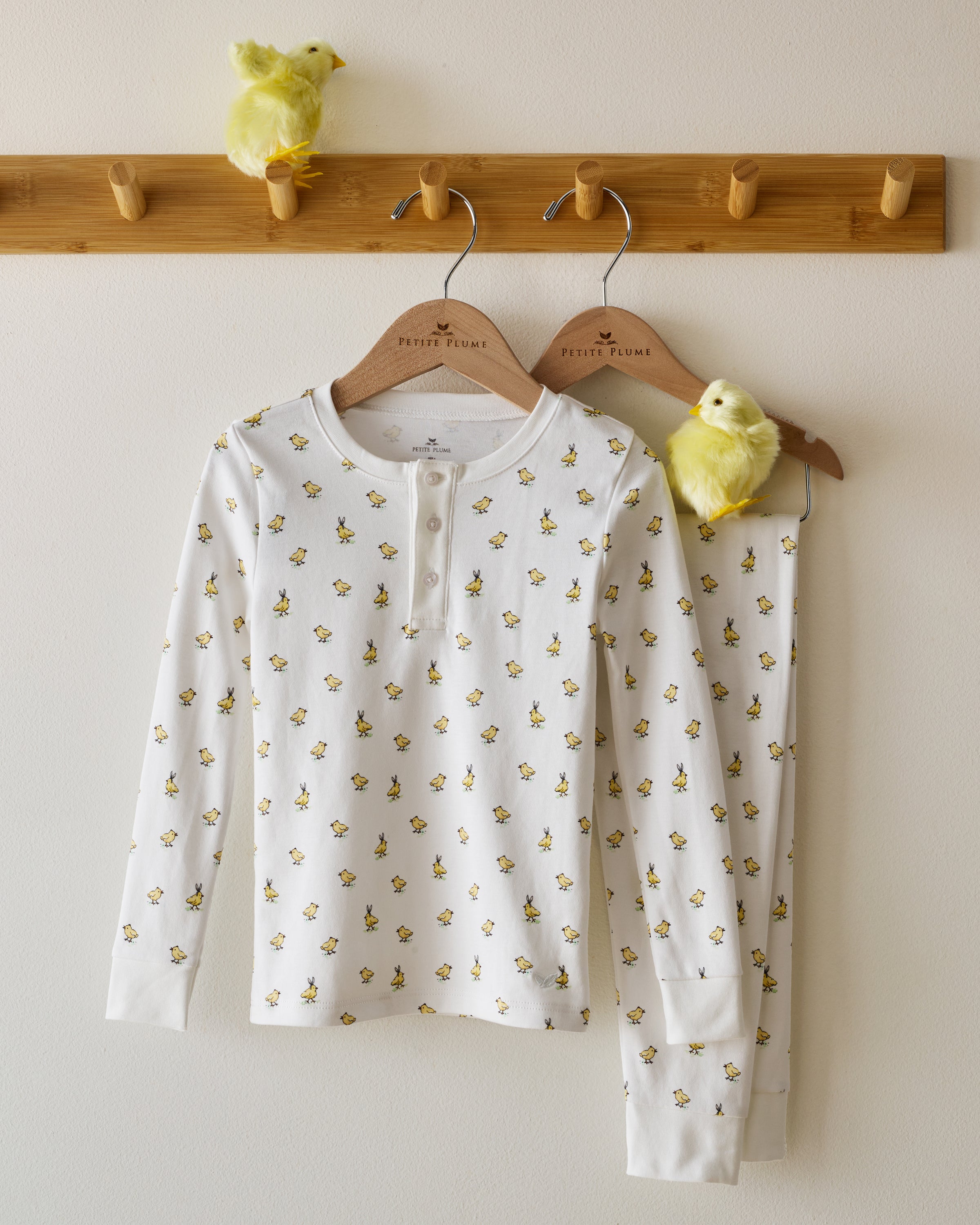 Kid's Pima Snug Fit Pajama Set in Très Chick