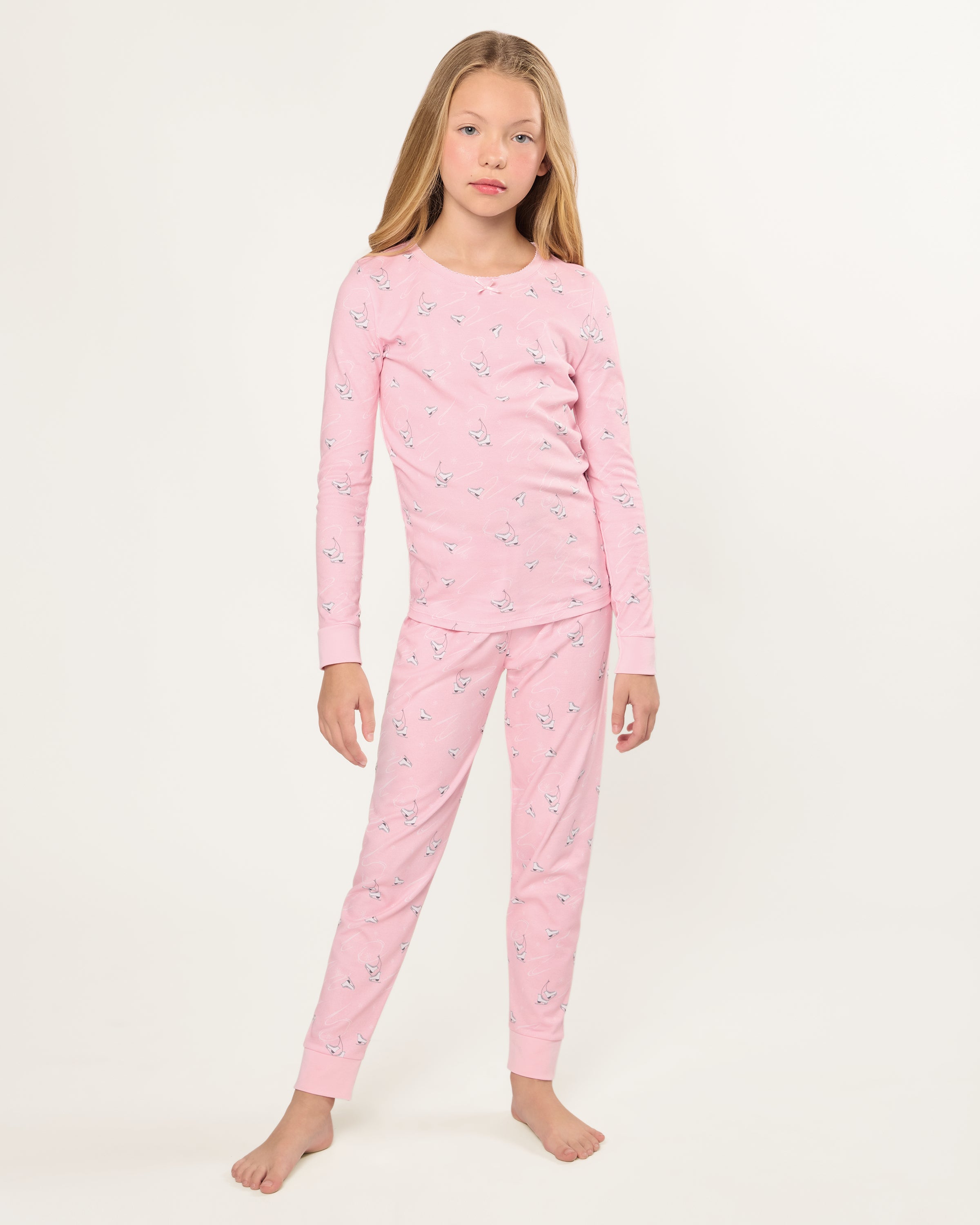 Kid's Pima Snug Fit Pajama in Winter Skates