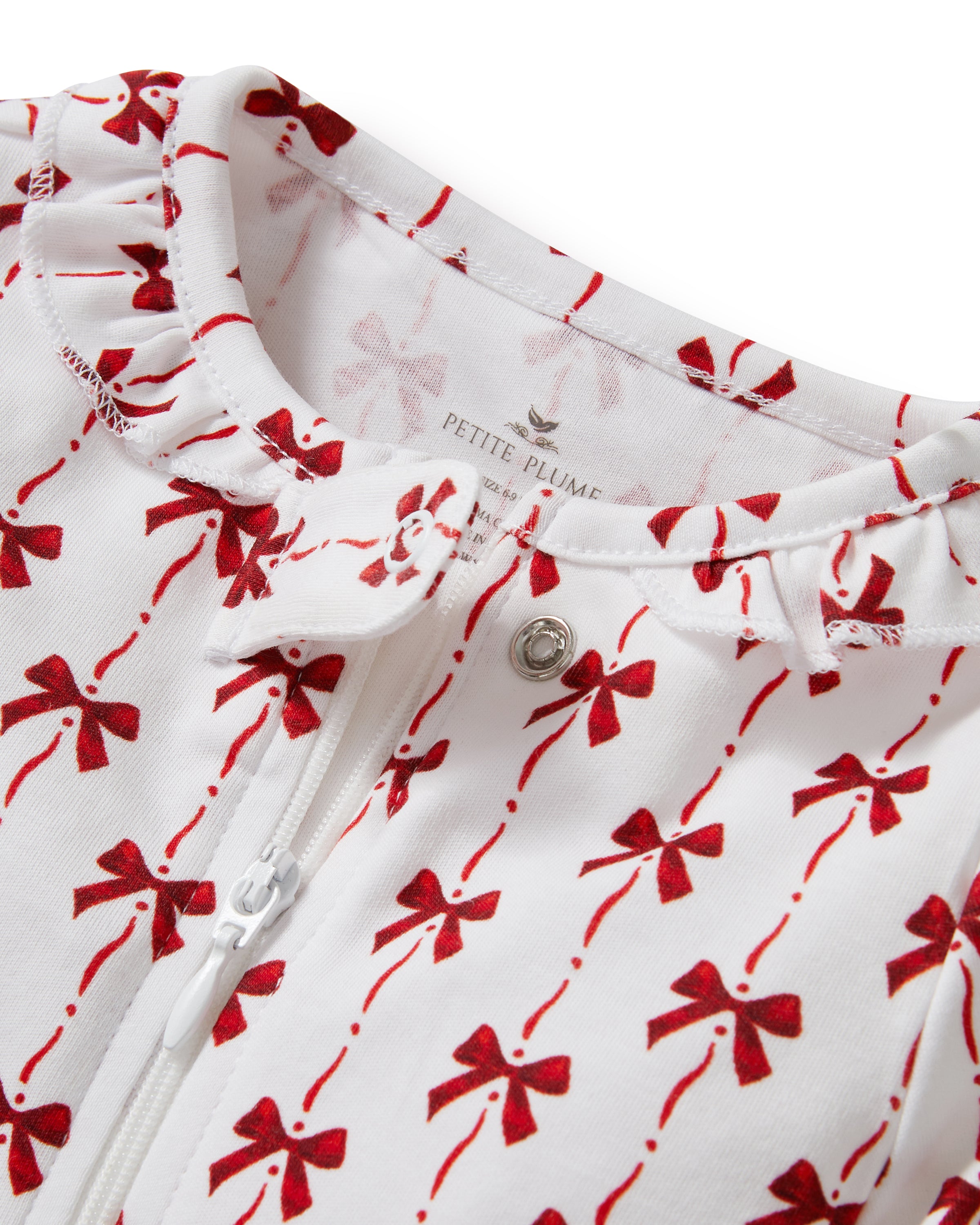 Baby's Pima Romper in Blissful Bows