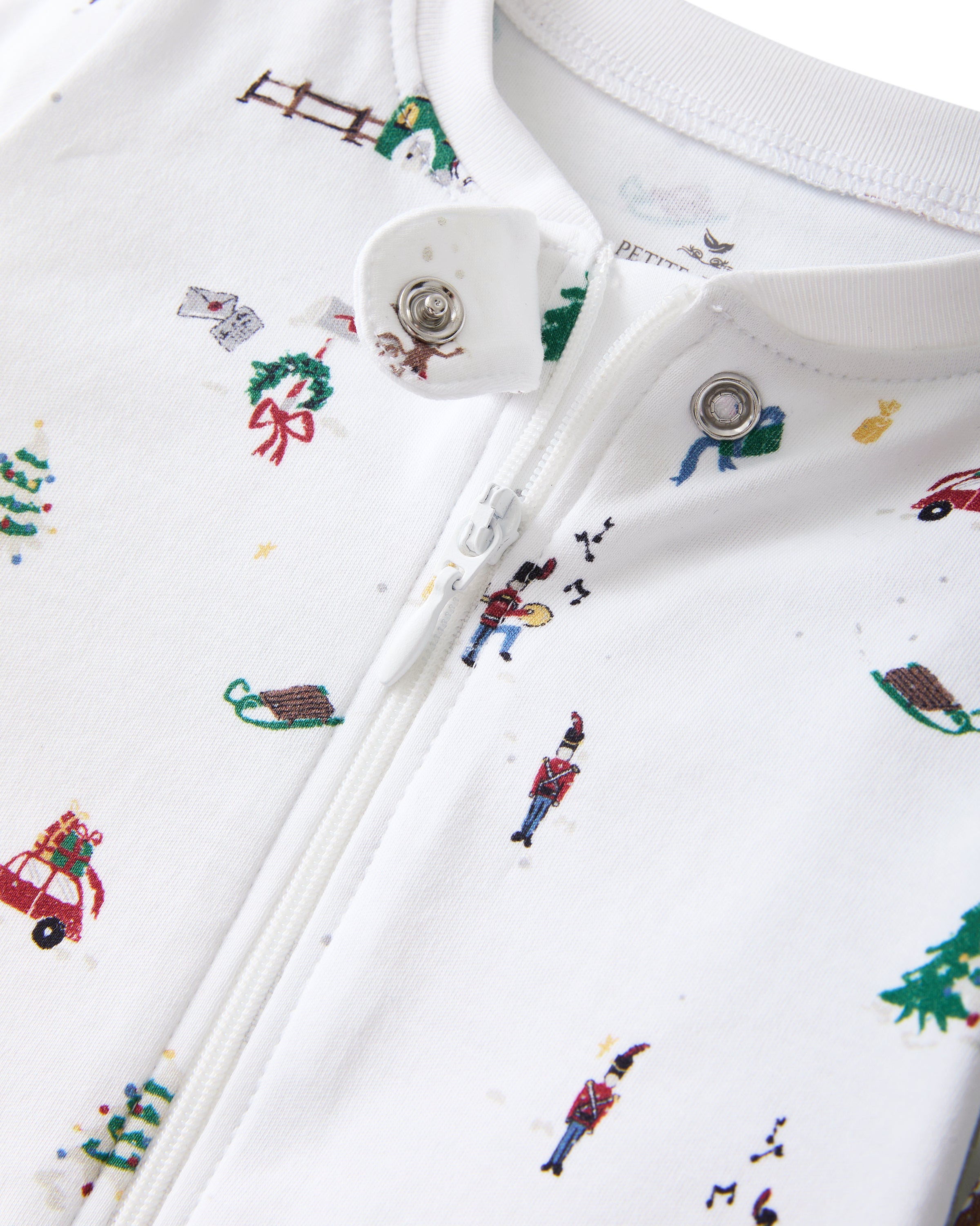 Baby's Pima Romper in Holiday Town