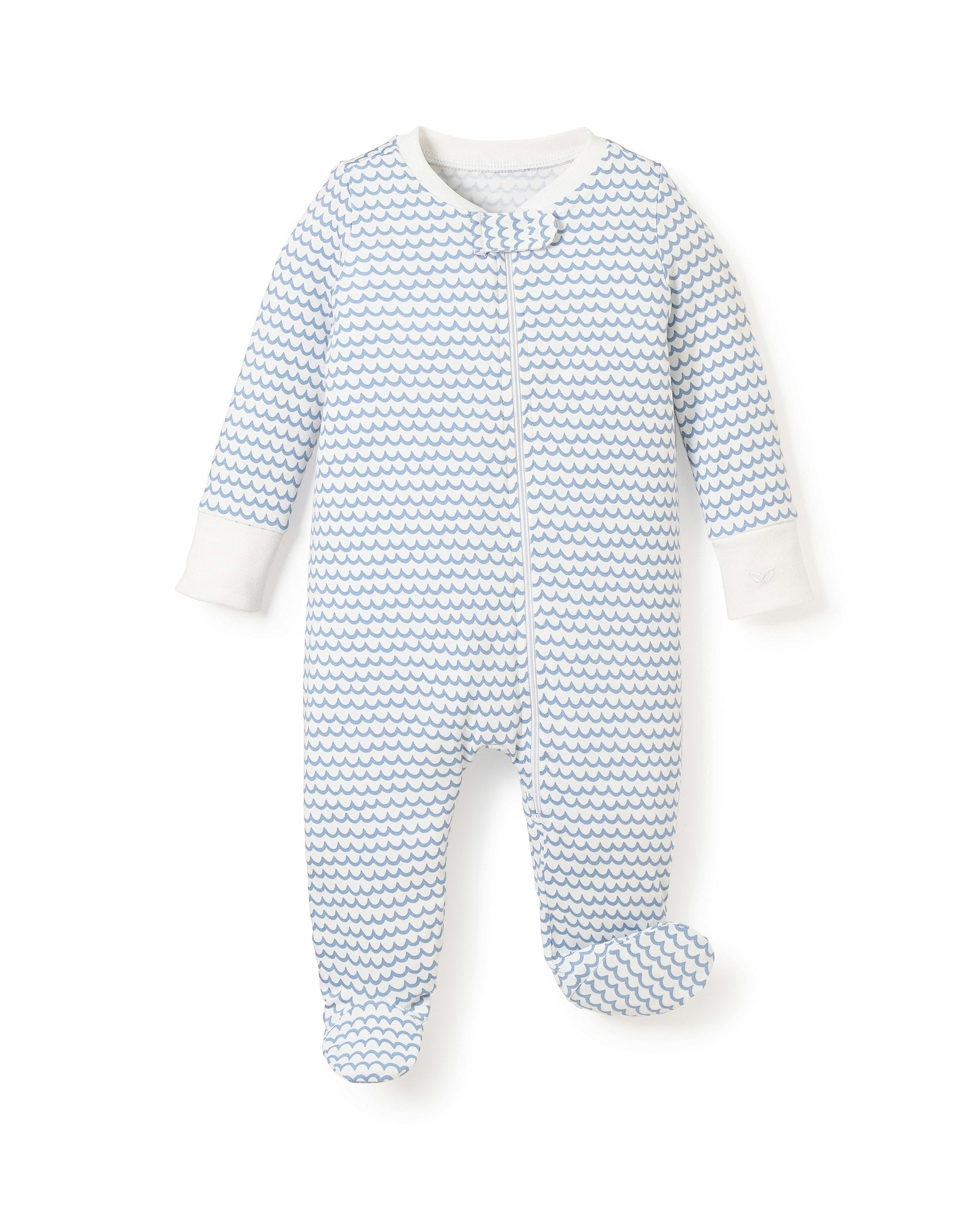 Baby's Pima Romper in La Mer in La Mer#Color_La Mer