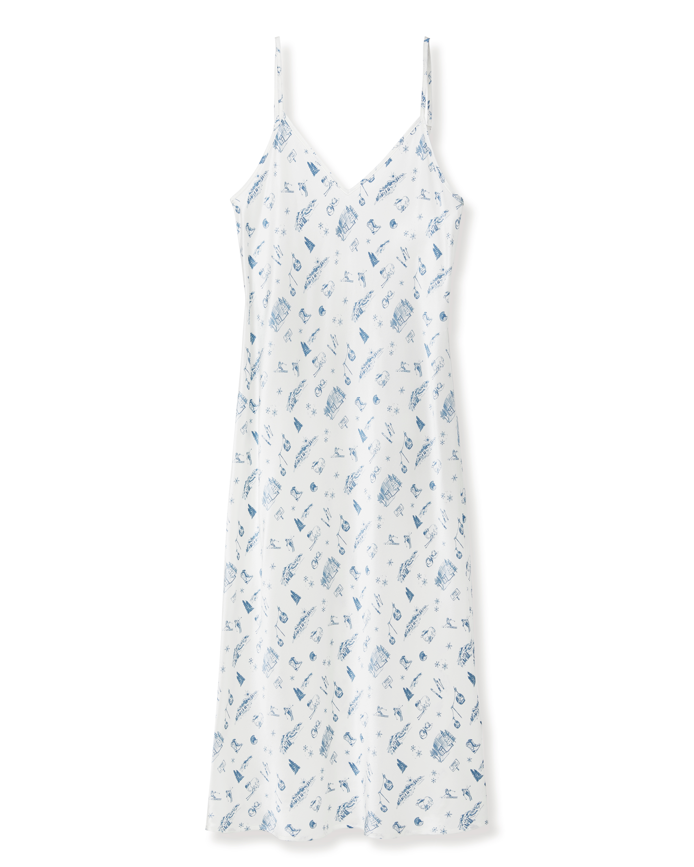 Petite Plume x White Elephant Women's Silk Cosette Nightgown