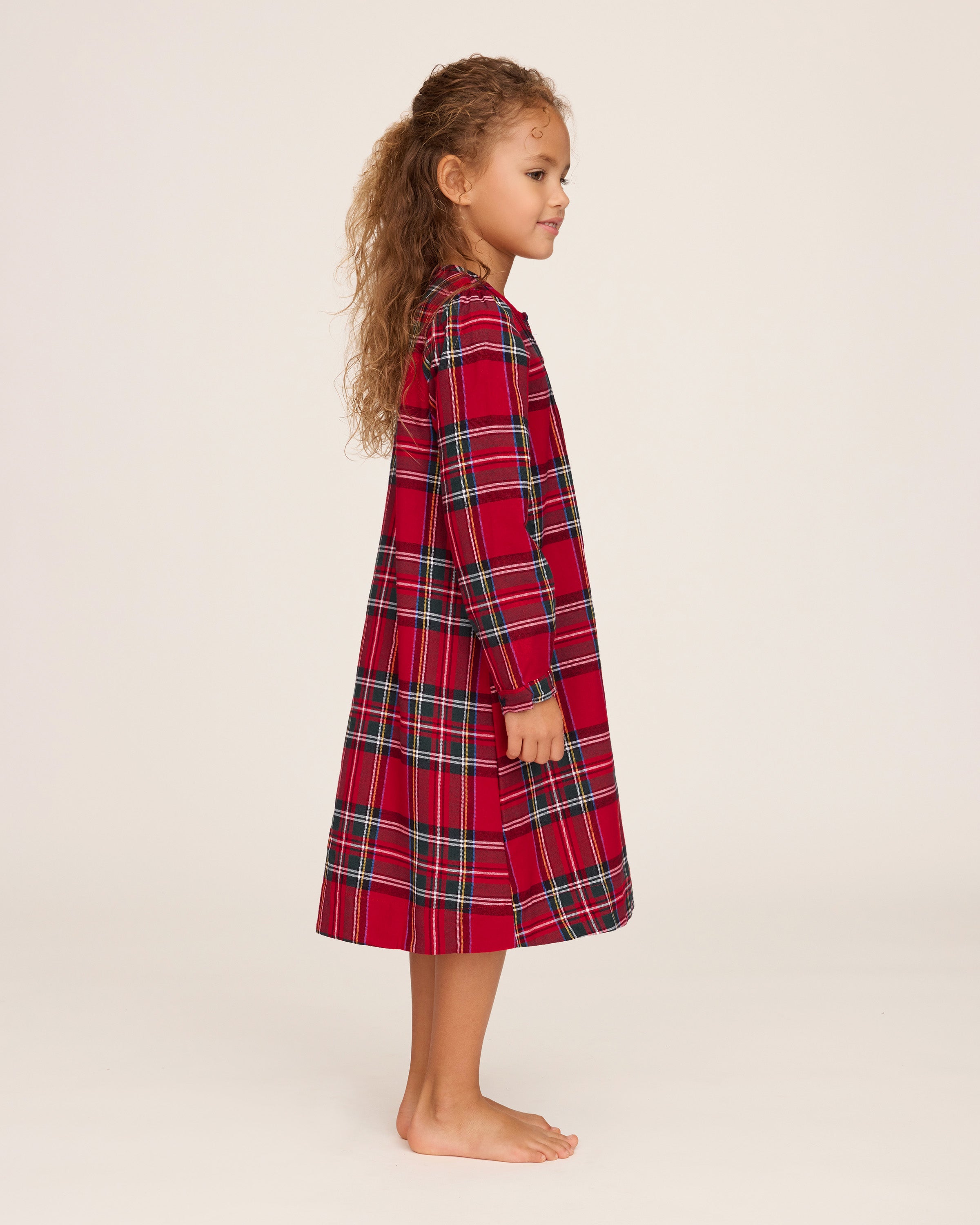 Girl's Brushed Twill Beatrice Nightgown in Imperial Tartan