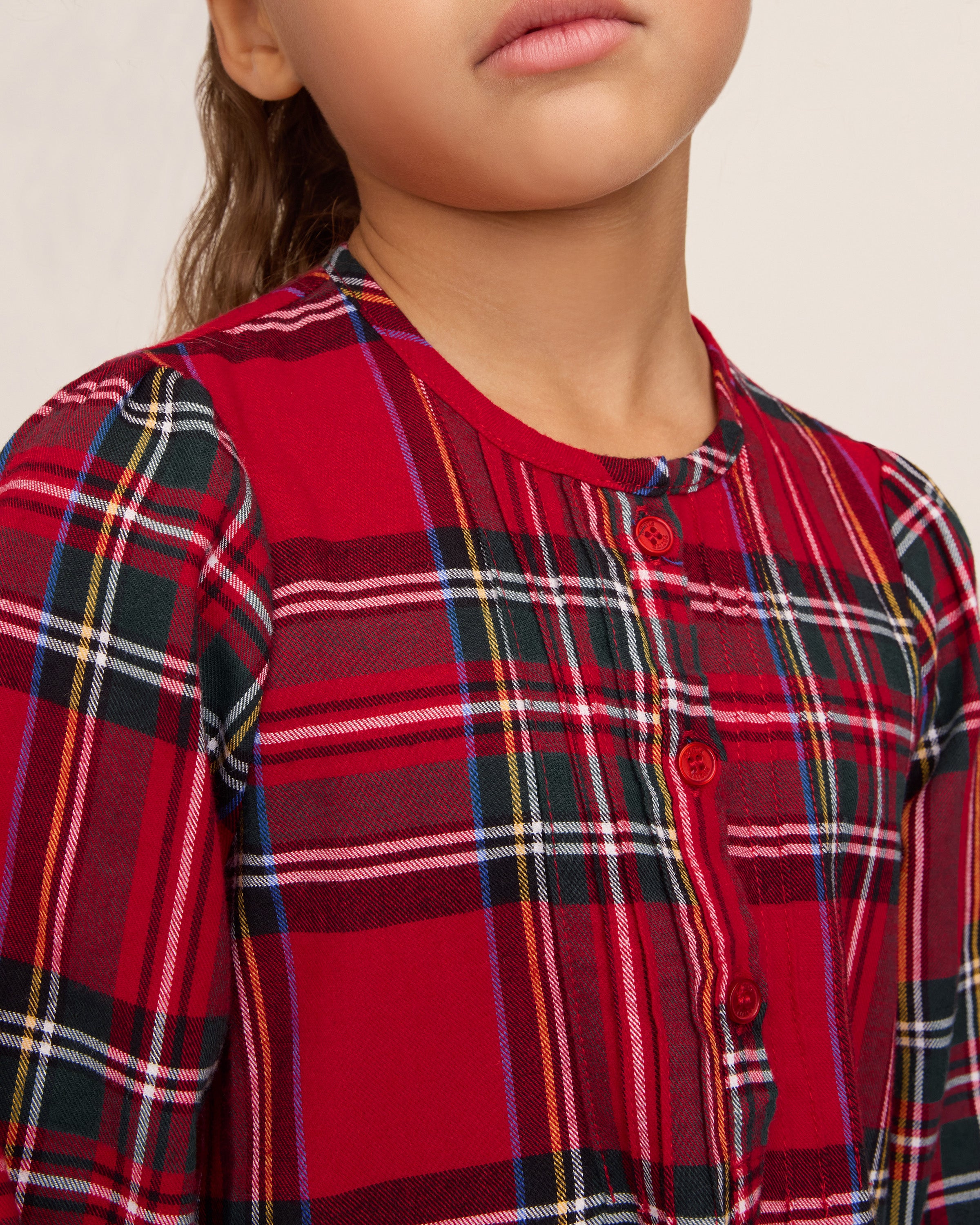 Girl's Brushed Twill Beatrice Nightgown in Imperial Tartan