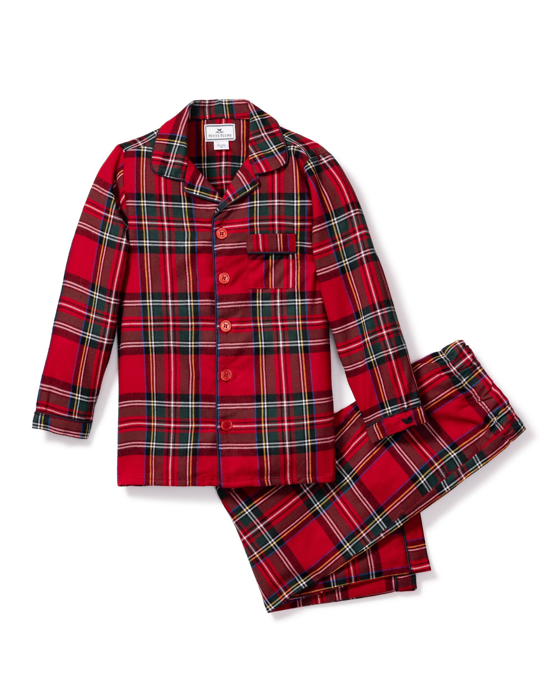 Children's Imperial Tartan Pajama Set| Petite Plume