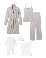 The Ultimate New Mother Set - Light Heather Grey & Grey Stars