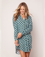 Luxe Pima Cotton Sonnet of Swans Nightshirt