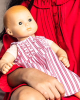 Antique Red Ticking Doll Nightgown