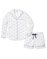 Women's Whales Long Sleeve Short Set