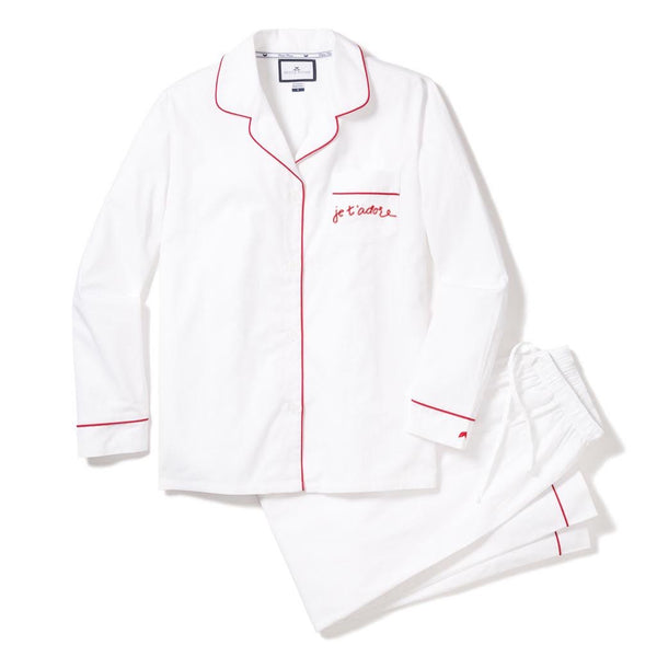 Men's Maisonette Exclusive. Je t'adore Valentines Pajama Set