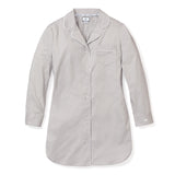 Women's Nightshirt in Grey Twill