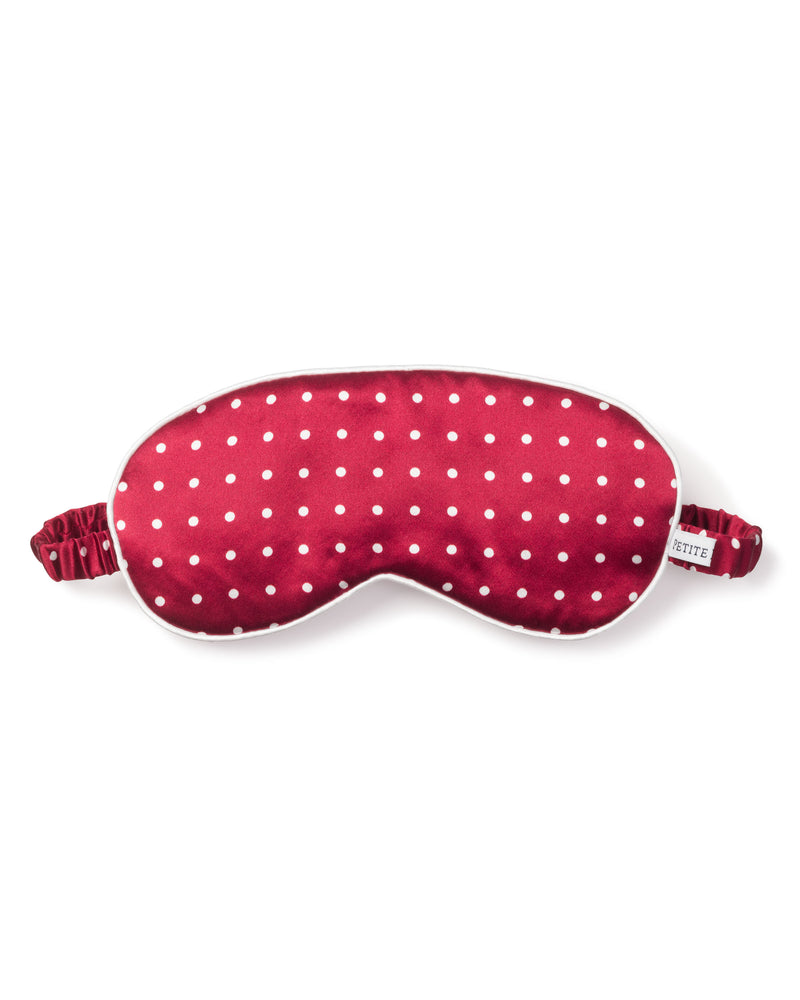 100% Mulberry Silk Polka Dot Sleep Mask