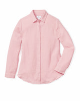 Women's Pink Gauze Morgan Top