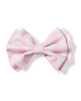 Pink Gingham Hair Bows