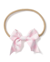 Pink Gingham Hair Bows