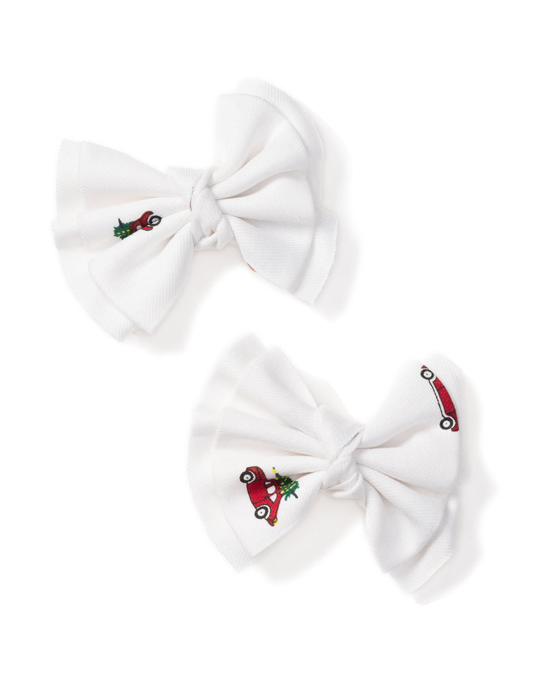 Girl's Hair Bows in Holiday Journey