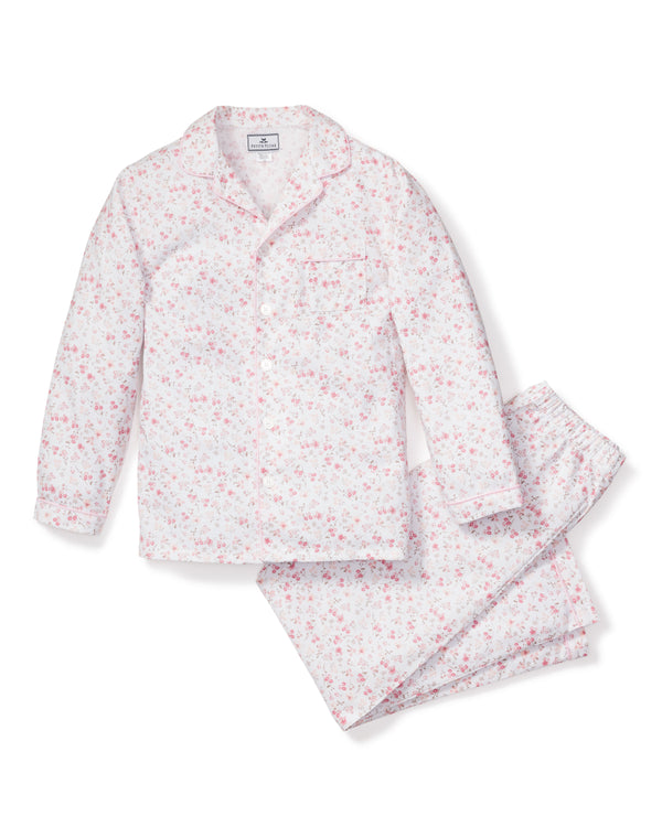 Kid's Twill Pajama Set in Dorset Floral