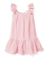 Girls Pink Gauze Celeste Sundress