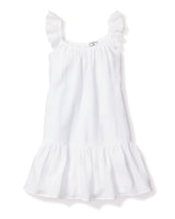 Girls White Gauze Celeste Sundress