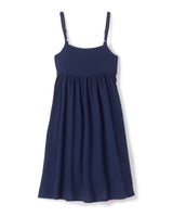 Children's Navy Gauze Serene Sundress