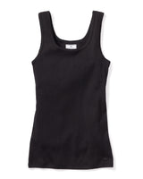 Black Sleeveless Pointelle Top