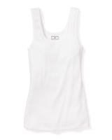 White Sleeveless Pointelle Top