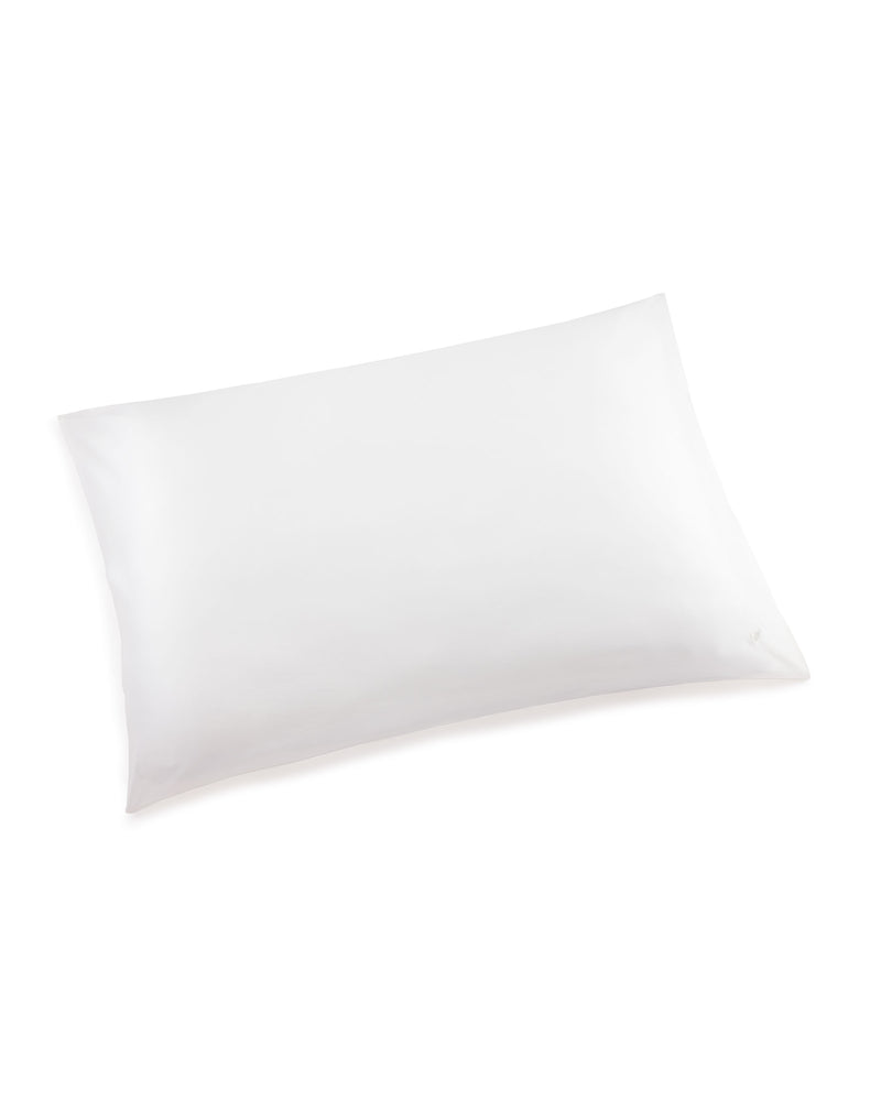 Silk Pillow Cover in White