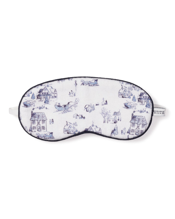 Children's Winter Vignette Traditional Sleep Mask